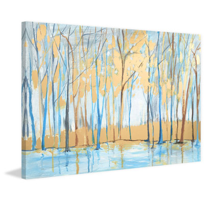 « pastel matins », reproduction de peinture à l’acrylique sur toile tendue