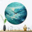 Chandre - Horloge murale paysage abstrait-1204388352