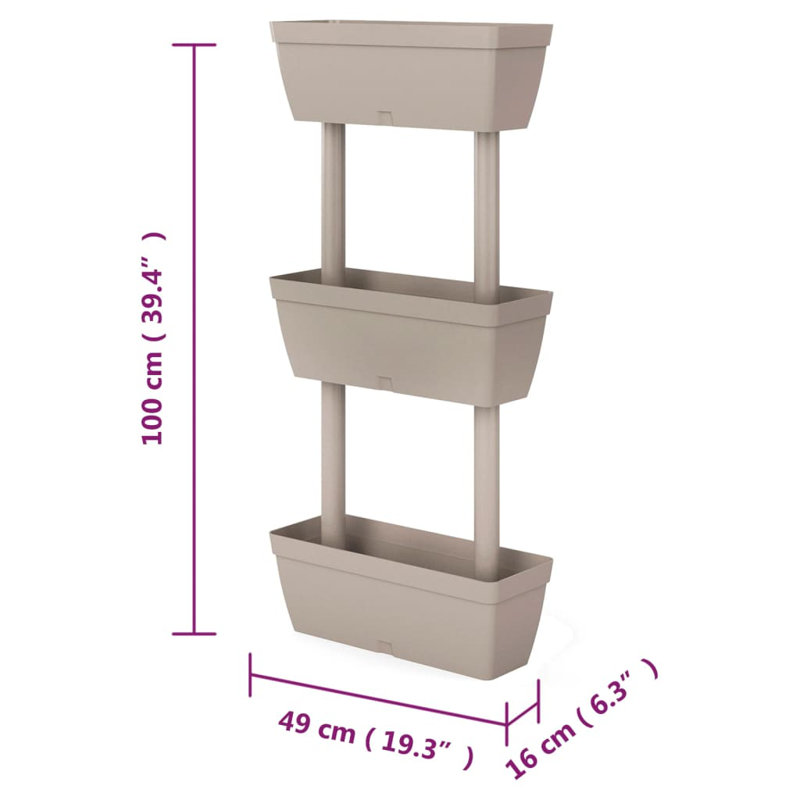 Pot Planter, Taupe