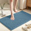 Tapis de bain rectangulaire antidérapant en polyester luxueux ultra doux et absorbant Luxury Chenille-448502982-448502983