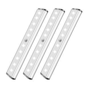 PUSH WIRE Under Cabinet Light Bar, Cool White, 9