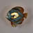 Discus Fish Capiz Shell LED Night Light