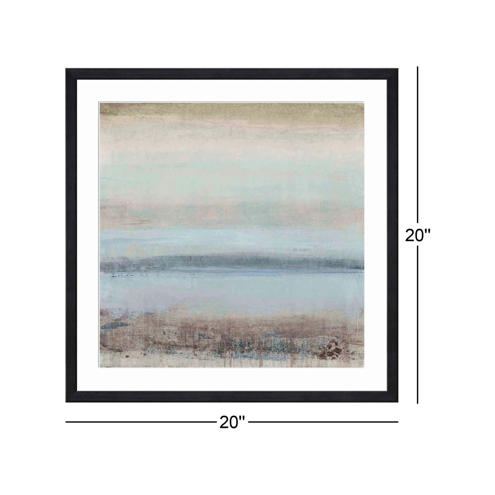 Tranquility I by Timothy O' Toole, Black, 20"H x 20"W
