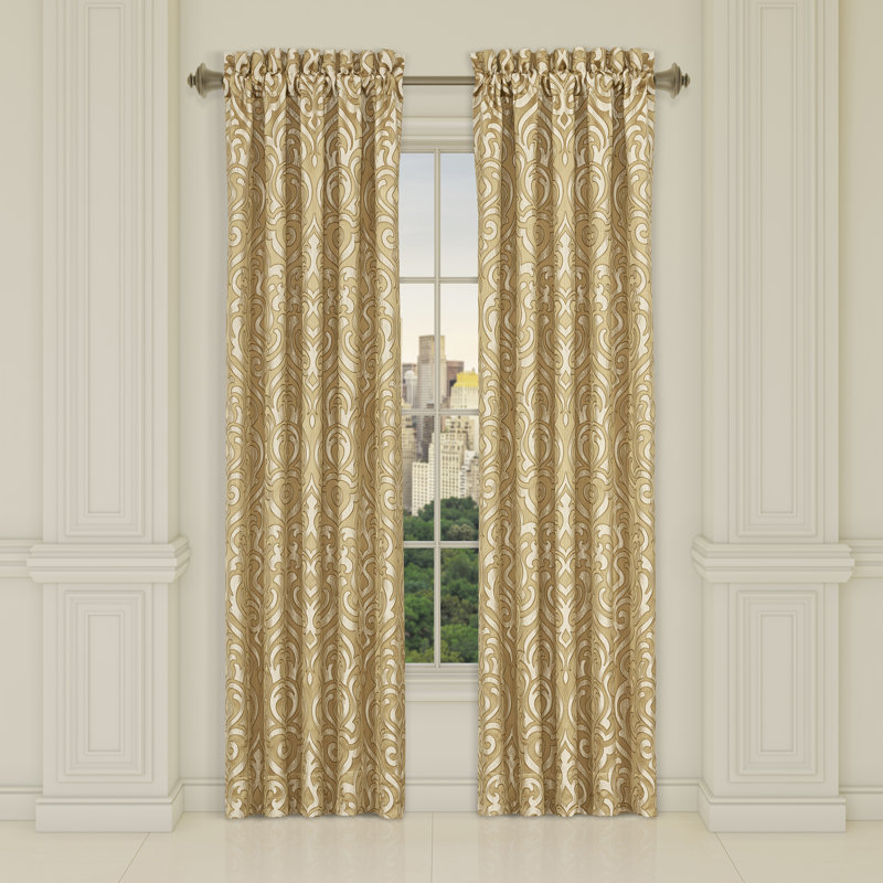 Paire de rideaux obscurcissant Paola, 84", Or