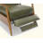Wood Arm Push Back Recliner-1489231968
