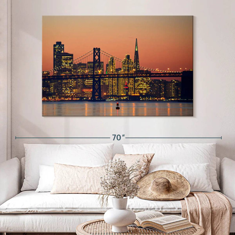 «Sirci Vibrant», horizon de San Francisco, H 34 po x l 51 po