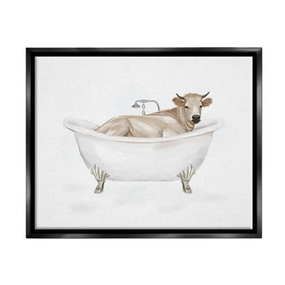 «Farm Cow Bathing Tub Animal», estampe numérique par Ziwei Li