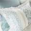 Literie 9 pièces pour lit très grand - coton avec housse de couette et 2 taies décoratives Shabby Chic