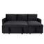 3 Seater Velvet Sofa-116615976
