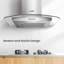 60cm Chimney Cooker Range Hood Kitchen Extractor with 3-Speed Modes-121450851
