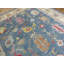 Tapis oriental turc bleu noué à la main 10 pi 4 po x 14 po 27ACD61D7F58446FAD2AA17DECEF375D