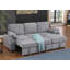 Canapé-lit modulaire réversible en tissu chenille l 91 po Marcello-1920675523
