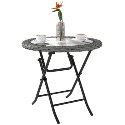 Round 68Cm L Outdoor Table