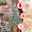Arbre de Noël 4 pi avec flocage