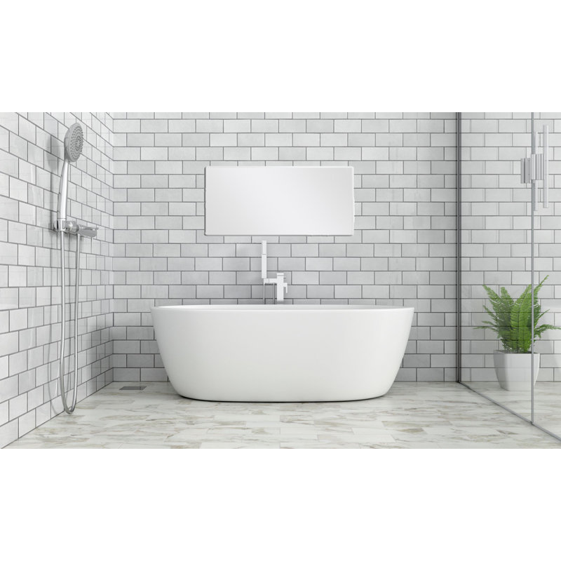 Flat Wall Mirror, 39.5" H x 23.6" W