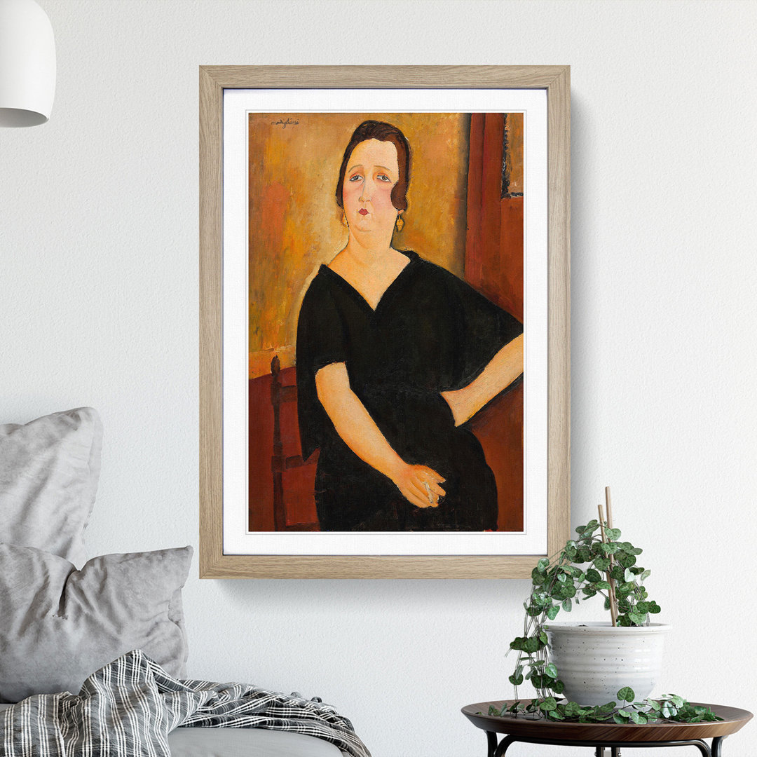 Madame Amedee by Amedeo Modigliani - Picture Frame Painting