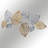 Hand-Painted Decorative Metal Wall Accessory, 47.2 x 4.9 x 28.3 inches | 100% Metal Construction, Thickness: 0.03 inches | Unique Color Variations | Perfect for Home Decor, Living Room & Office Spaces
