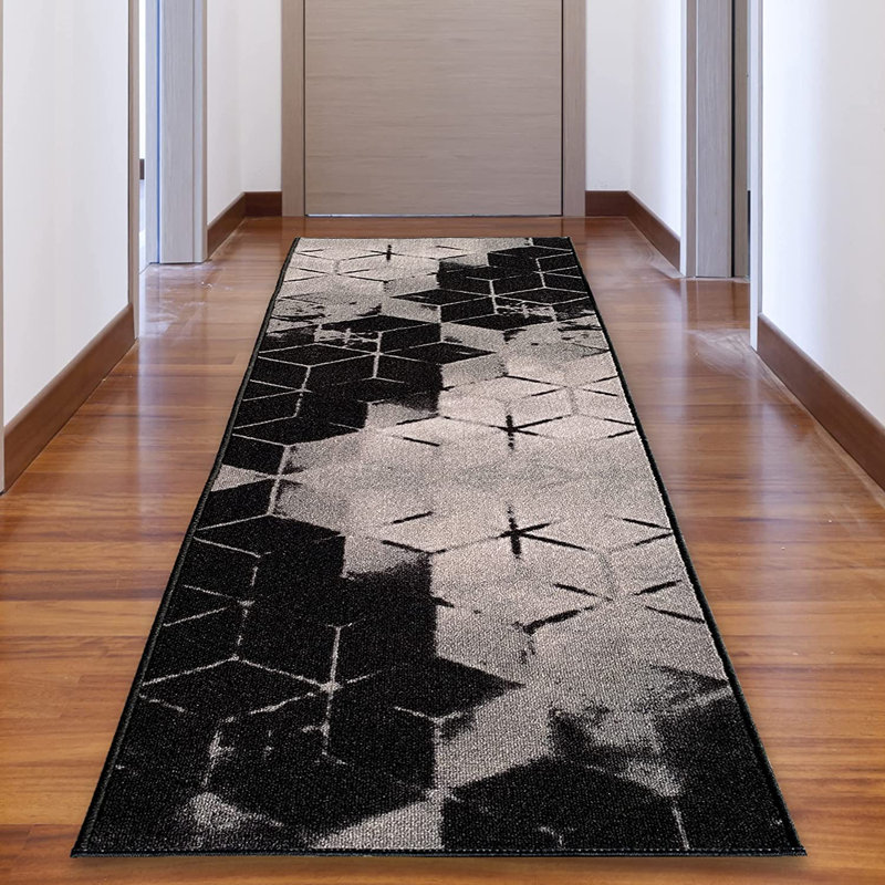 Cartrina Performance Abstract Indoor Rug, Rectangle 2'7" x 4'