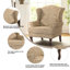 Upholstered Cotton Armchair-154986765