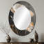 Miroir mural blanc et blanc rétro Glamour Poppies - blanc moderne-578726578