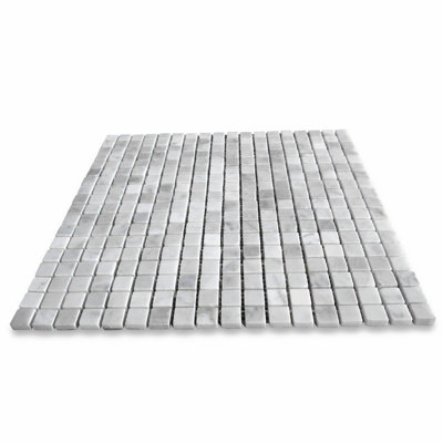 12" x 12" Marble Grid Mosaic Wall Tile