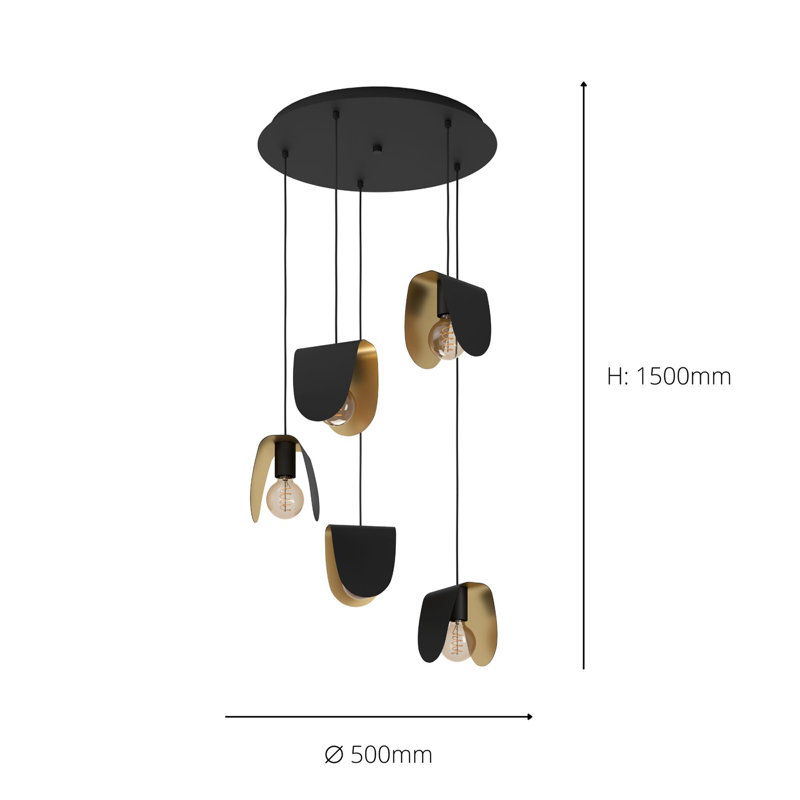 Ferrill 5 - Light Cluster Chandelier