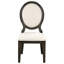 Chaise d'appoint rembourrée (ensemble de 2)