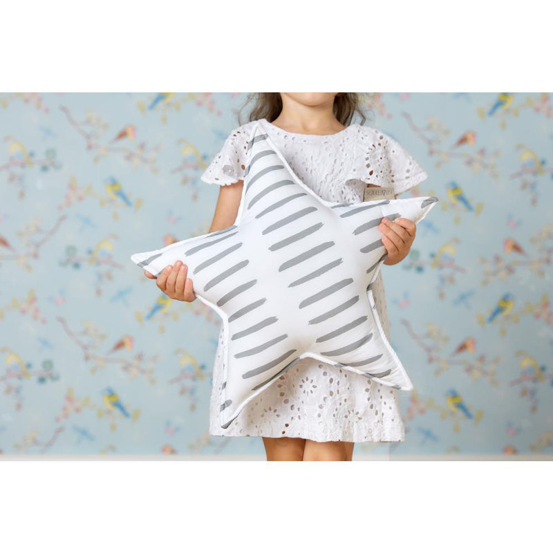 Graue Striche Striped Novelty Cushion