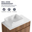 Meuble-lavabo mural moderne avec lavabo en céramique, rangement à fermeture douce, fini bois naturel-687444284-687444285