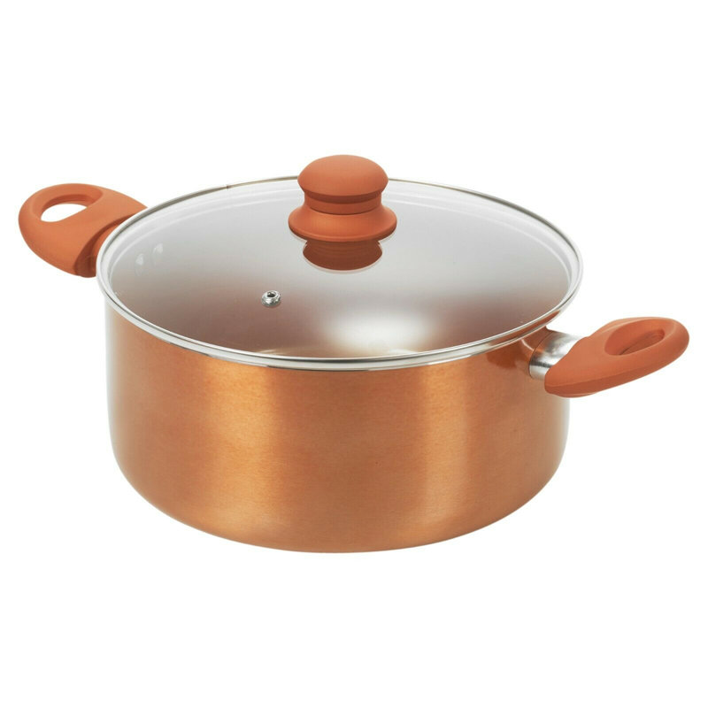 Symple Stuff Thura Non-Stick Aluminum Stock Pot, 21 cm