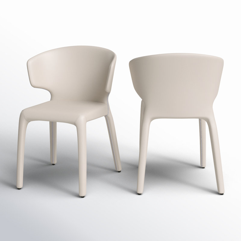 Cesar Upholstered Side Chair, Cream
