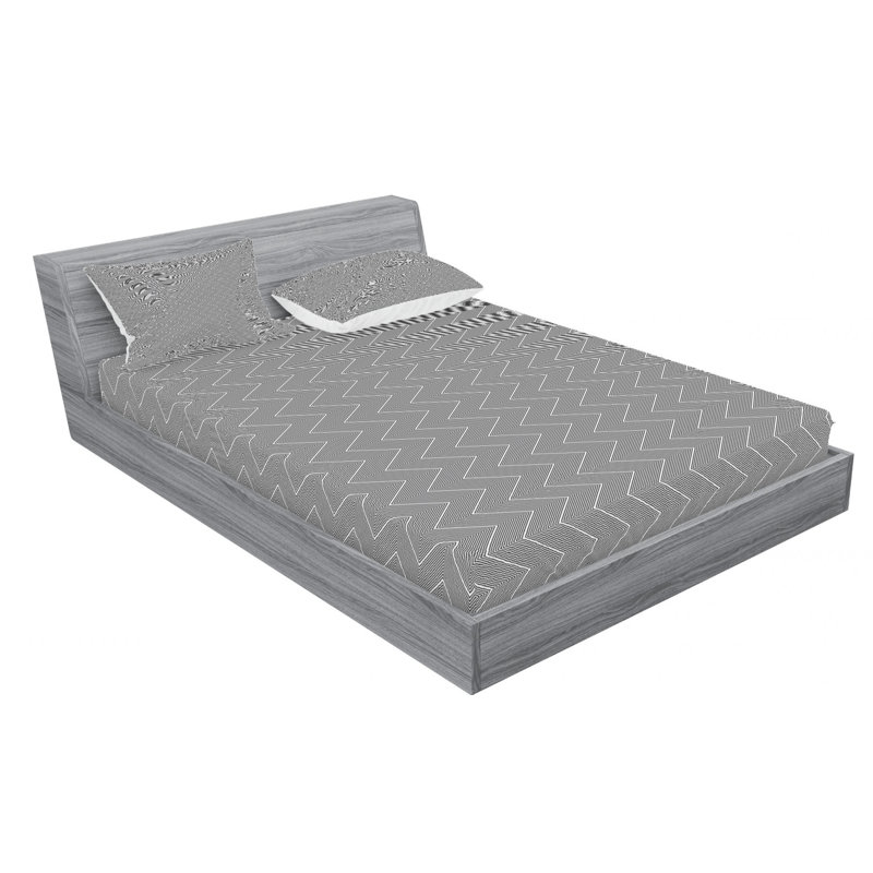 Microfiber Sheet Set, Full Sheet Set with Fitted Sheet, Cat Lover