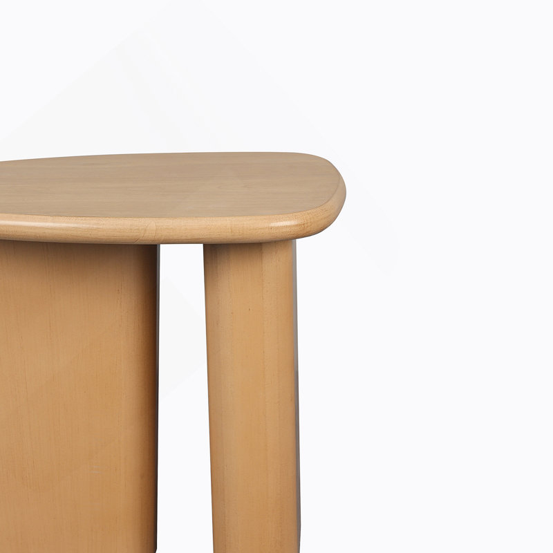 Table d'appoint de table fuselée (bois naturel)