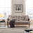70.1" Living Space Sofa 3 Seater With Waterproof Fabric , Usb Charge Port-252876376