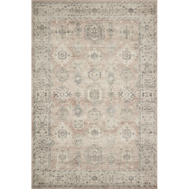 Tapis oriental gris / Java Claribel, Rectangle 2 pi 3 po x 3 pi 9 po