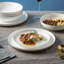 Sable Stone Lain 12-Piece Dinnerware Set Bone China-826259252