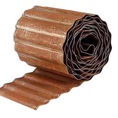 30cm H x 600cm W Metal Lawn Edging