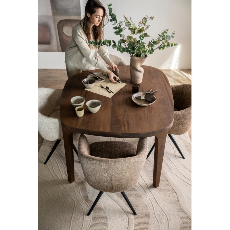 Taylor Dining Table 280, 30"H x 55"L x 47"W