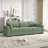 Upholstery Sofa With Lumbar Pillows, Corduroy Sofa Collection-100139823-99451681