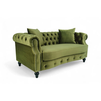 Mocanaqua 2 Seater Velvet Sofa