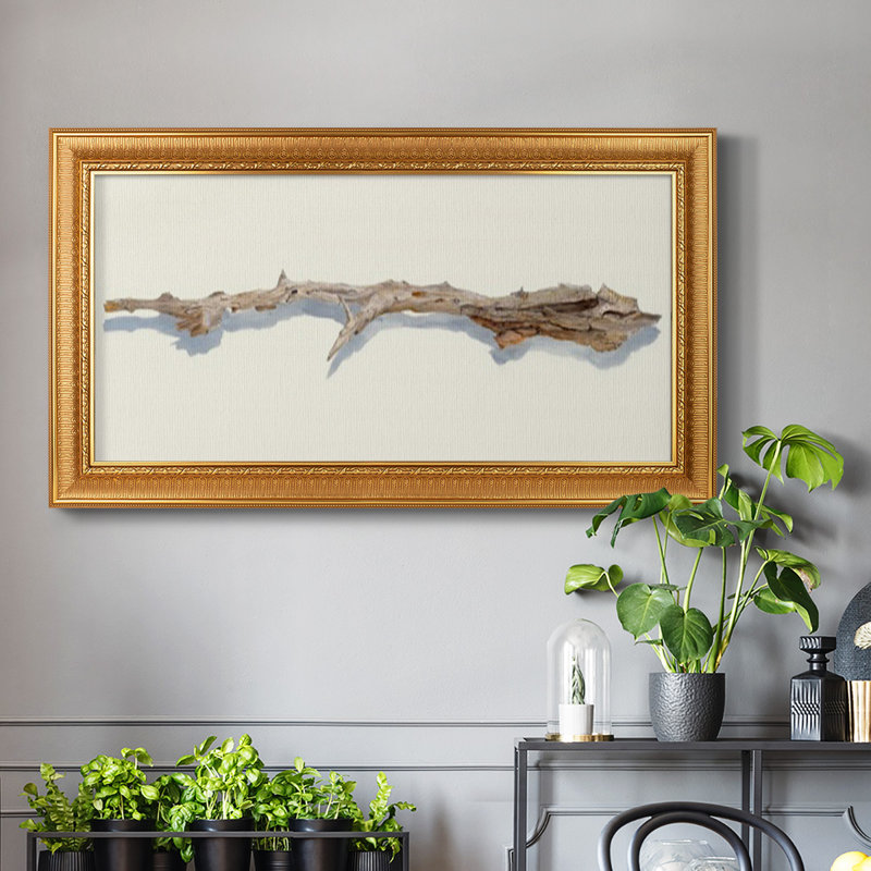 «Driftwood Study I», reproduction d'art sur toile simple, H 25 po x l 45 po x P 2,5 po