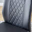 Confortables chaises de salle à manger en cuir d'unité centrale noires avec pieds en métal, 6 pour une zone d'étude relaxante de 6 pieds dans votre maison-1670135987-1670135985