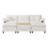 108'' Comfy U Shaped Sectional Modular 6-piece Cloud Sofa With 3 Ottomans Tool-free Easy Assembly Corduroy Fabric-1391639145