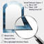 Modern African Elephant In The Mountains II - Blue Traditional Arch Wall Mirror-620955761