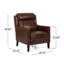 Fauteuil club de 28,25 po de largeur-1322844371