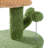 Oasis Series 32-Inch Cactus Plush Cat Tree