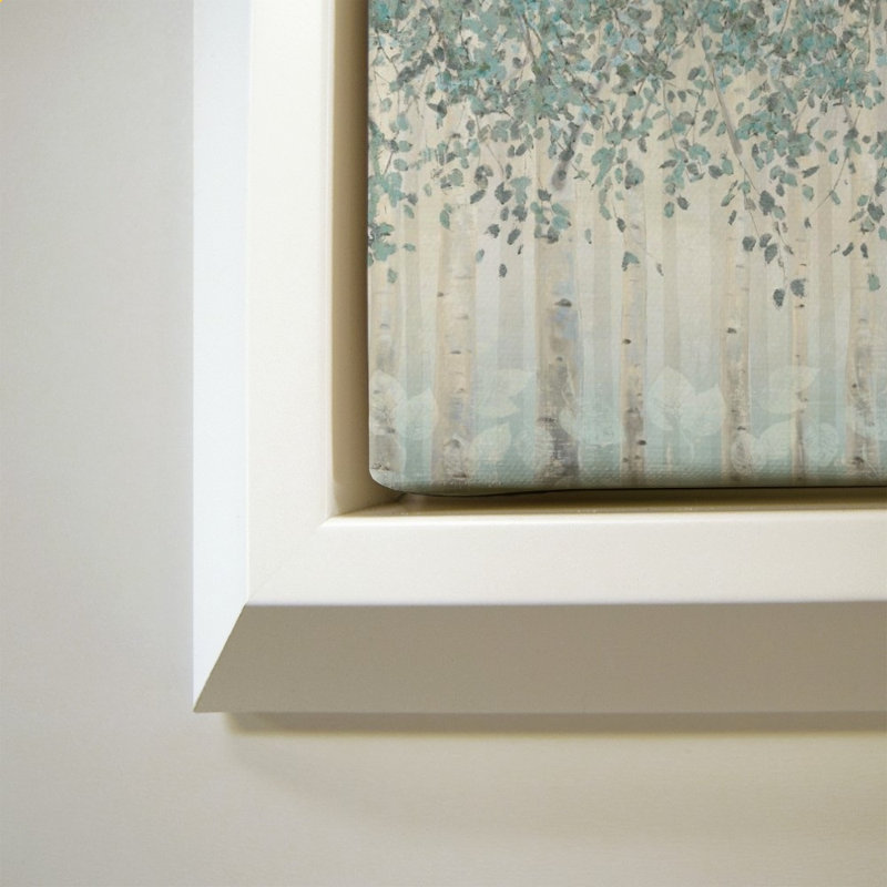 «Dream Forest I Silver Leaves» par James Wiens - impression sur toile, 28" H x 40" W, White