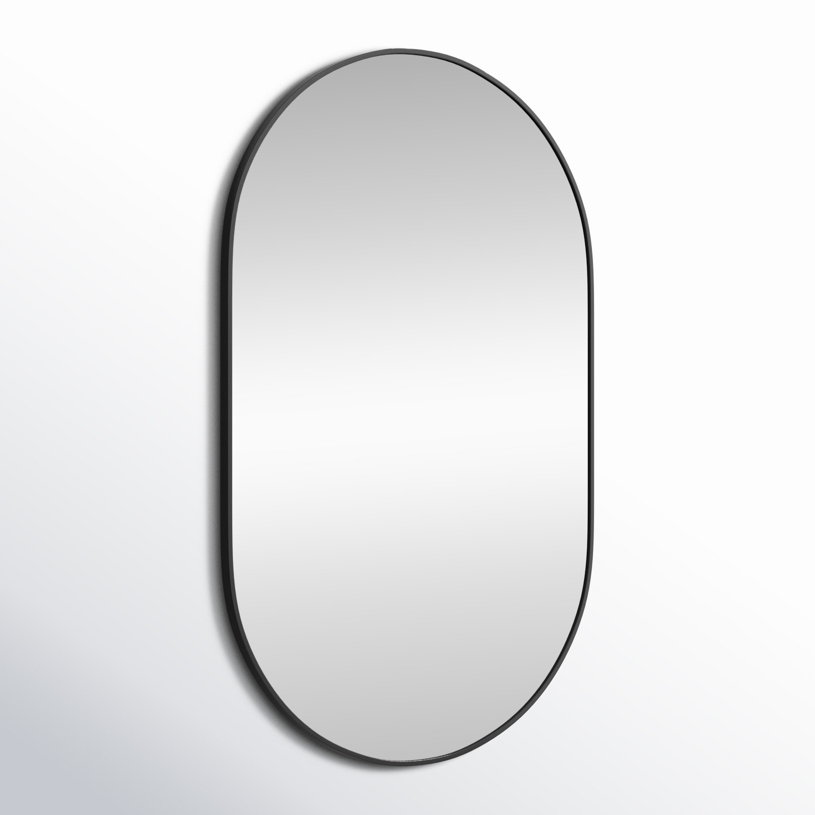 Elington Accent Mirror, 48"  x 30" , Black