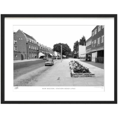 New Milton, Station Road C1965 by Francis Frith - Single Picture Frame Print