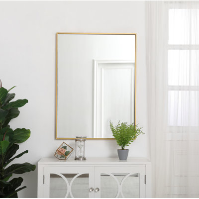 Sabine Metal Rectangle Wall Mirror
